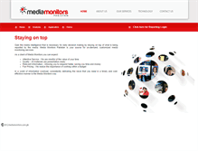 Tablet Screenshot of mediamonitors.com.pk